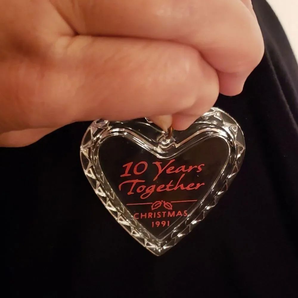 Vintage Hallmark 10 Years Together - 1991 Christmas Ornament